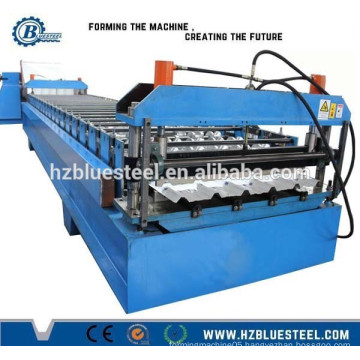 Customized Metal Roofing Forming Machine, Color Coated Surface Treatment Corrugated Glazing Roof Tiles Making Machine